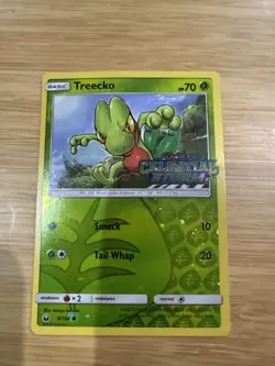 Treecko 8/168 Cosmos Holo Swirl Celestial Storm Stamp Pokemon Promo! - Image 1