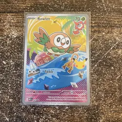 Rowlet, Litten & Popplio First Partner Illustration Collection Promo Set Pokemon - Image 2