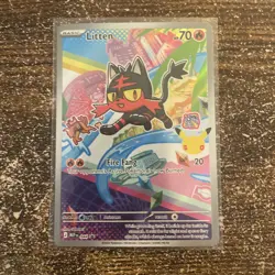 Rowlet, Litten & Popplio First Partner Illustration Collection Promo Set Pokemon - Image 3