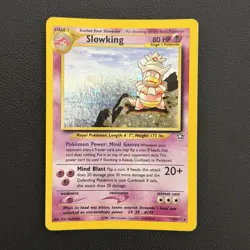 Pokemon TCG Slowking 14/111 Neo Genesis Unlimited Holo Rare - MP - Image 1