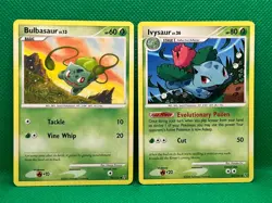 Pokemon Tcg Bulbasaur 93/147 & Ivysaur 62/147 Supreme Victors Non Holo - Image 1
