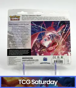 POKEMON FUSION STRIKE 3 PACK BLISTER ESPEON PROMO FACTORY SEALED - Image 2