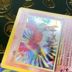 2001 Pokemon TCG Ho-Oh Neo Revelation Holo SWIRL 7/64 Rare NM/LP+ - Image 5