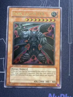 Yugioh Dark Lucius LV8 CDIP-EN011 Ultimate Rare 1st Edition Near Mint - Image 1