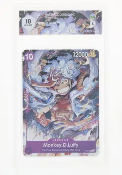 One Piece Card Game - Monkey.D.Luffy Promo P-041 - GRAAD 10 JAP 2023 - Image 1