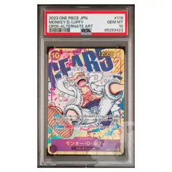 One Piece Card Monkey D. Luffy OP05-119 Alternate Art Japanese - PSA 10 GEM MT - Image 1