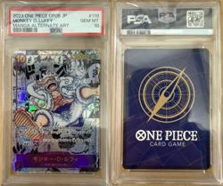 PSA 10 Luffy Nika OP05-119 Manga Alt Art Comic Parallel ONE PIECE Card Japanese - Image 3