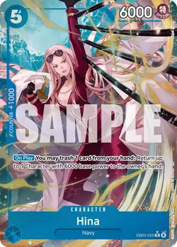 One Piece Heroines Edition Hina Alt Art EB03-025 NM english - Image 1