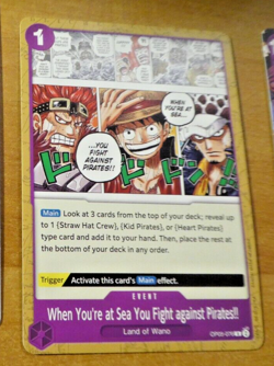 ONE PIECE ENGLISH CARD GAME CARTE OP05-076 EN ST18 ST TCG NEW NEU - Image 1