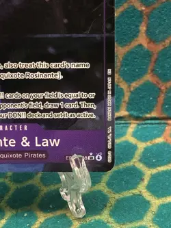 One Piece Card Game Rosinante & Law Alternate Art EB04-038 SR English - Image 4