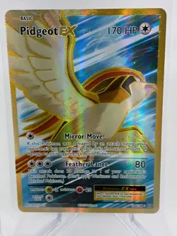 Pokemon XY Evolutions Pidgeot EX Full Art Ultra Rare Card 104/108 - Image 1