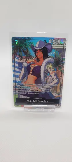 One Piece TCG OP14-084 Ms. All Sunday AA Alt Art Card Game CCG ENGLISH - Image 1