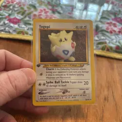 Pokemon Card - Togepi Neo Destiny 56/105 Uncommon 1st Edition NM - Image 1
