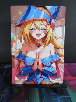 Dark Magician Girl Yugioh DMG Custom Art Card NM Anime Sexy Waifu Collectible - Image 1