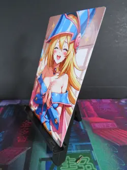 Dark Magician Girl Yugioh DMG Custom Art Card NM Anime Sexy Waifu Collectible - Image 2