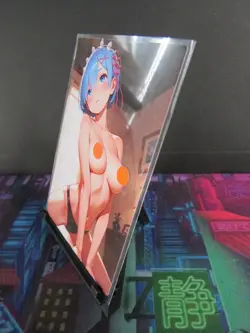 Rem Re: Zero Starting Life Custom Art Card NM Anime Sexy Waifu Collectible - Image 2