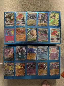 Pokemon 20 Card Lot Nm V Max Mega Amazing Ex HOLO Rare Hits Only See Pics - Image 1
