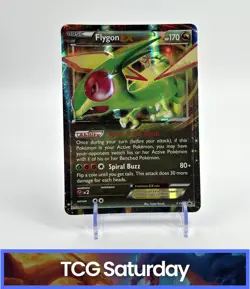 2015 POKEMON XY PROMO #XY66 FLYGON EX JUMBO CARD - Image 1