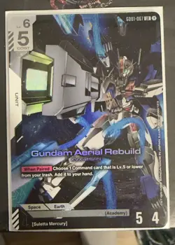 Gundam Aerial Rebuild LR Card Game GD01-067 - Image 1