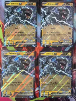 Pokemon 16 Card Lot nm ENGLISH Zekrom Ex HOLO Rare Hits Only B34 - Image 2