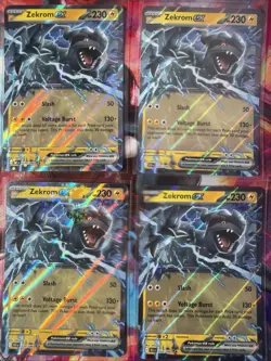 Pokemon 16 Card Lot nm ENGLISH Zekrom Ex HOLO Rare Hits Only B34 - Image 3
