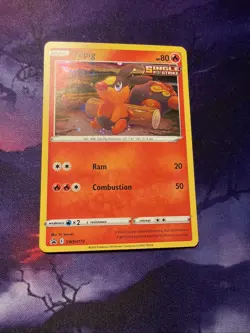 Tepig SWSH172 Cosmos Holo Pokemon SWSH: Sword & Shield Promo Cards NM - Image 4
