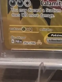 2023 Pokemon Par en Roaring Moon EX Hyper Rare Card PSA 9 - Image 2