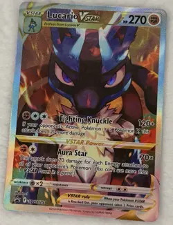 Lucario VSTAR SWSH291 Sword & Shield Promo Full Art Holo Card - Image 1