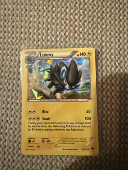 Pokemon Card Luxray 46/122 Theme Deck Breakpoint Cracked Ice Holo NM - Image 1
