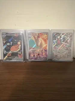 destined rivals lot of 3 cards rotom 197/182, rapidash 189/182, raticate 202/182 - Image 1