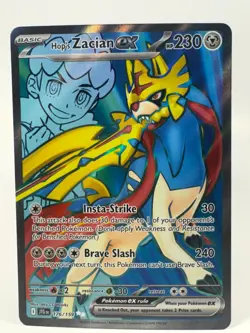 Hop's Zacian ex 176/159 Journey Together Holo Pokemon Card - Image 1