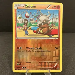 Cubone 77/162 Reverse Holo XY Breakthrough 2015 Pokemon TCG Card - Image 1