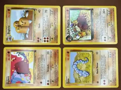 Pokemon TCG Base Base 2 Team Rocket Diglett Dugtrio Onix Bill Trainer 6 Card Lot - Image 2