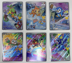 Pokemon First Partner Illustration Collection Series 1 Promo Set - 6 Cards - NM - Image 1
