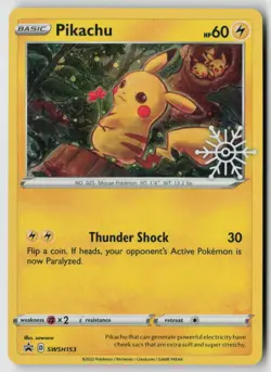 Pikachu - (Holiday Calendar) SWSH153 - SWSH: Sword & Shield Promo Cards Holo - P - Image 1