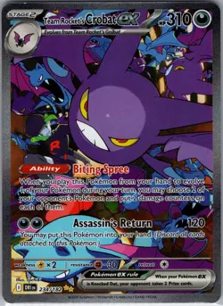 Pokemon TCG Team Rockets Crobat EX Destined Rivals #234/182 Mint! - Image 1