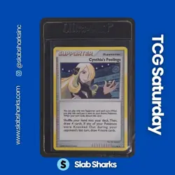 2008 POKEMON DIAMOND & PEARL LEGENDS AWAKENED #131/146 CYNTHIA'S FEELINGS - Image 1