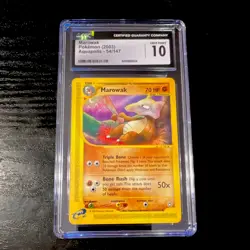 Marowak Aquapolis 54/147 Regular 2002 CGC Gem Mint 10 Pokemon TCG - Image 1