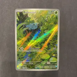 Bulbasaur 166/165 IR | 2023 Pokemon 151 Scarlet & Violet - Image 1