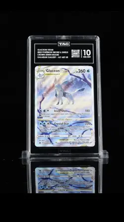 Pokemon Glaceon VSTAR Crown Zenith Ultra Rare Holo TAG 10 GG40/GG70 - Image 1