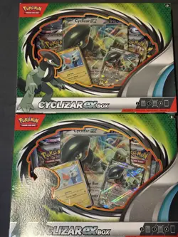 NEW AND SEALED - Set of 2 Pokemon TCG: Cyclizar EX Box - Image 1