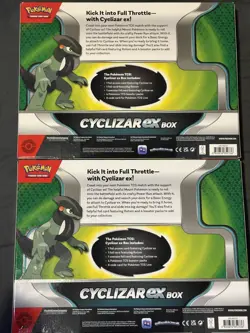 NEW AND SEALED - Set of 2 Pokemon TCG: Cyclizar EX Box - Image 2