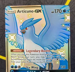 Pokemon TCG Articuno GX SV54/SV94 Hidden Fates Set Shiny - Image 2