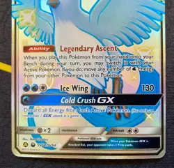 Pokemon TCG Articuno GX SV54/SV94 Hidden Fates Set Shiny - Image 3