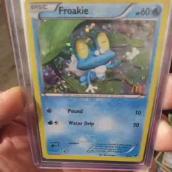 Froakie - 4/12 - Confetti Holo Stamped McDonald’s 2013 Promo Pokemon TCG - Image 3