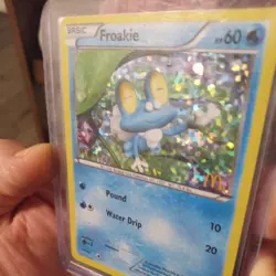 Froakie - 4/12 - Confetti Holo Stamped McDonald’s 2013 Promo Pokemon TCG - Image 4