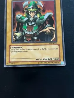 YUGIOH CELTIC GUARDIAN SUPER RARE LOB-E005 - Image 4