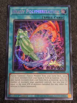 Heavy Polymerization MP24-EN150 Prismatic Secret Rare 1st Edition Yu-Gi-Oh! - Image 1