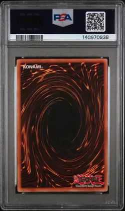 2003 YU-GI-OH! STARTER DECK: PEGASUS 1ST ED #001 RELINQUISHED PSA 7 - Image 2