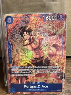 One Piece Card Game Two Legends - Portgas.D.Ace (Parallel) OP08-052 - English - Image 1